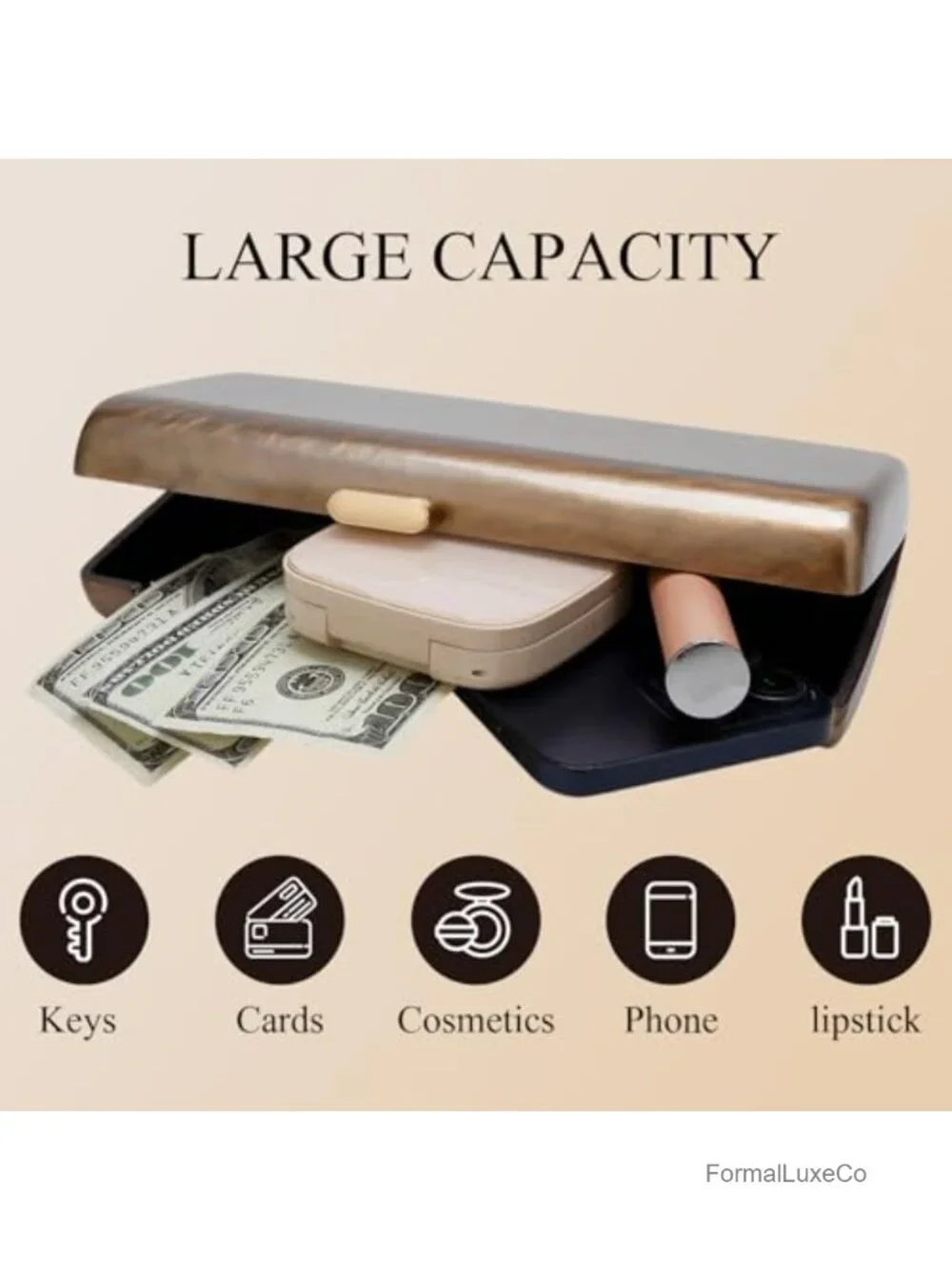Acrylic Clutch Purse Women Evening Bag with Chain Prom Wedding Party